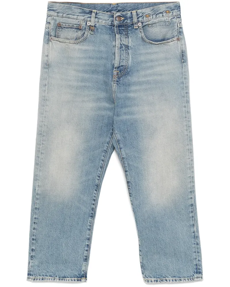R13 Jeans mit tiefem Schritt - Blau Blau