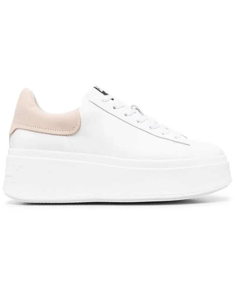 ash Moby Sneakers mit dicker Sohle - Weiß Weiß