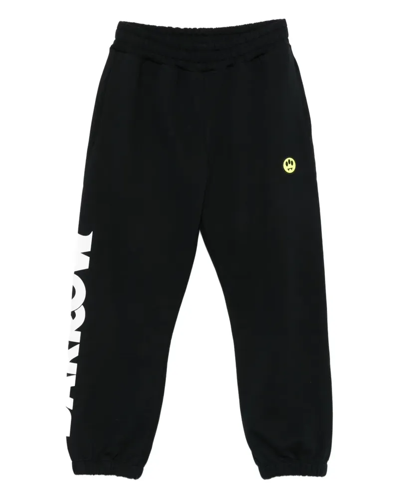 BARROW Jogginghose mit Logo-Print - Schwarz Schwarz