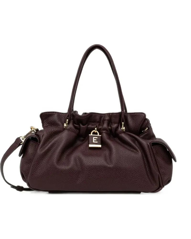 Ermanno Scervino padlock-detail shoulder bag - Braun Braun