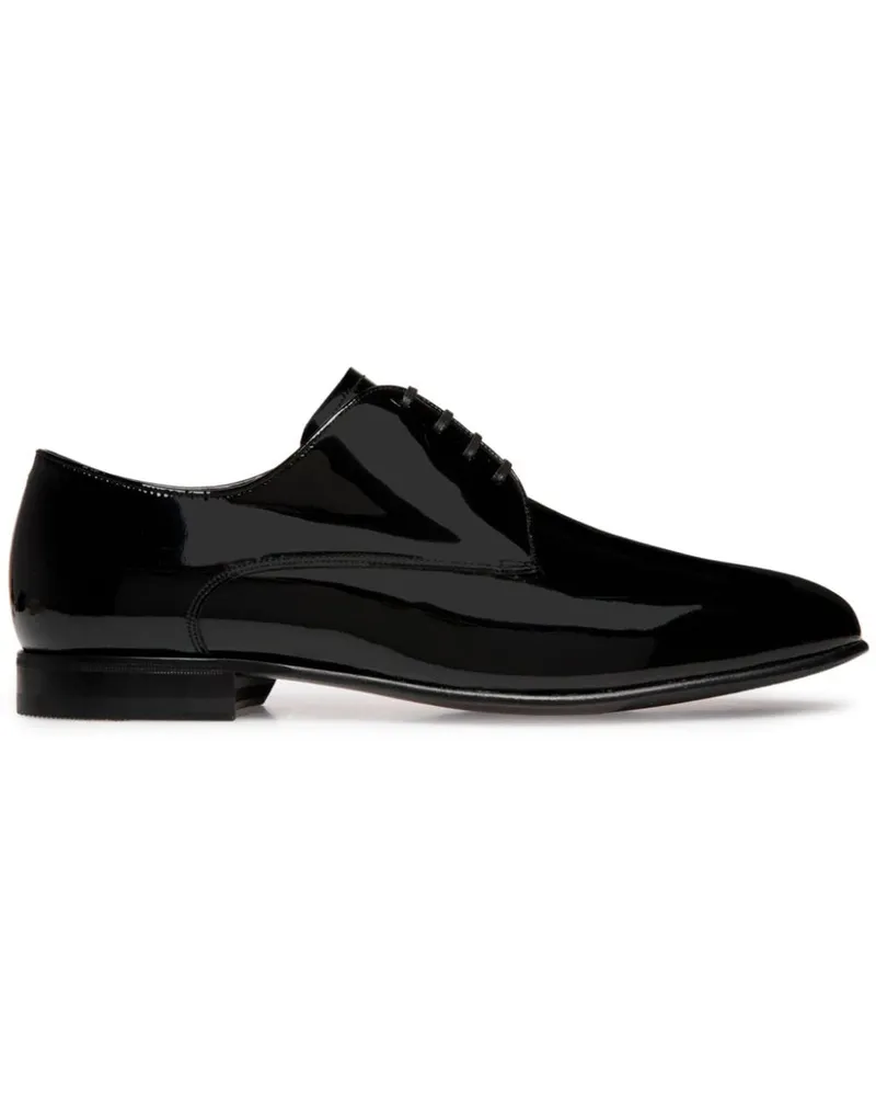 Bally Derby-Schuhe aus Lackleder mit mandelförmiger Kappe - Schwarz Schwarz