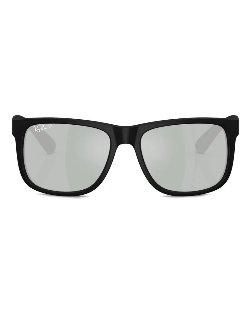 Ray Ban Sonnenbrille mit eckigem Gestell - Schwarz Schwarz