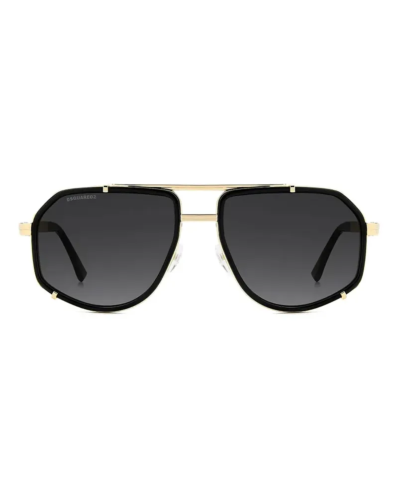 Dsquared2 geometric-frame sunglasses - Schwarz Schwarz