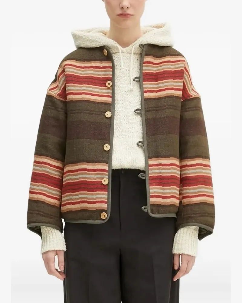 Visvim Gestrickter Hoodie - Weiß Weiß