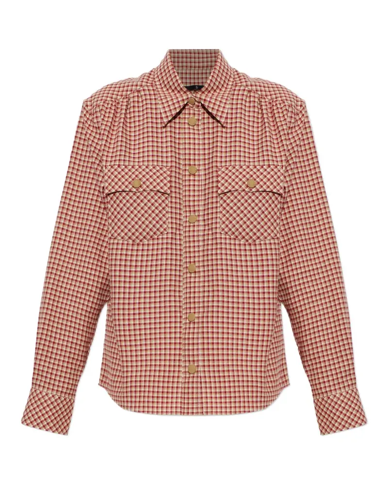 Moncler Hemd mit Vichy-Karo - Rosa Rosa