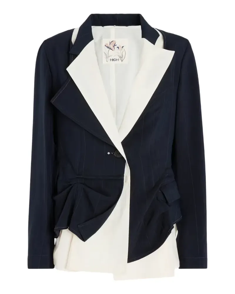 HIGH Brazen trompe-l'oeil blazer - Blau Blau