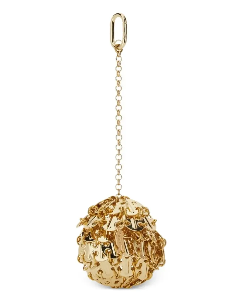 Paco Rabanne chain charm keyring - Gold Gold