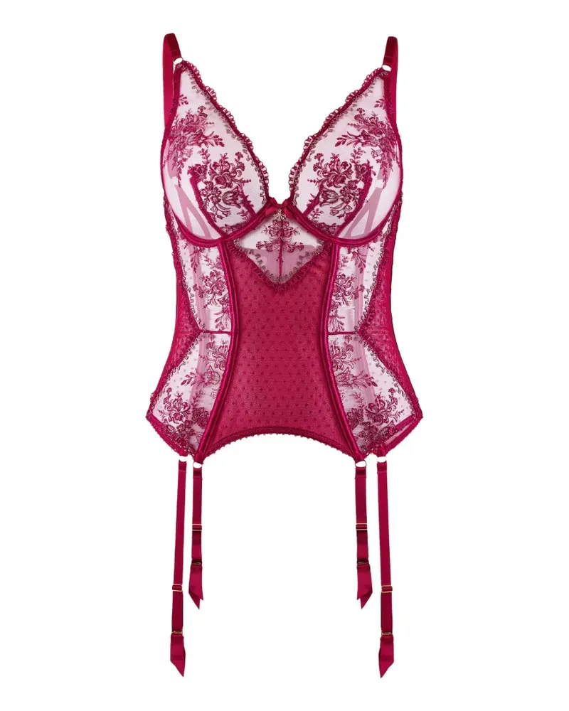 Aubade Besticktes Trésor Infini Camisole - Rosa Rosa