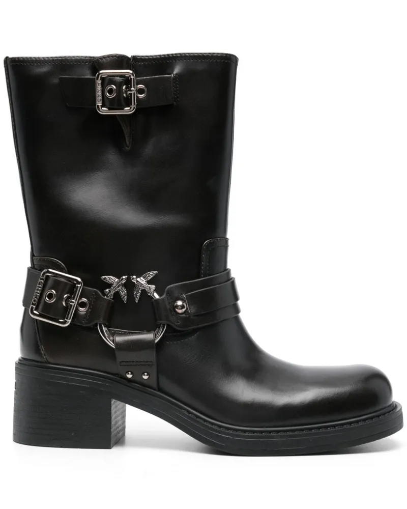 Pinko Love Birds Stiefeletten - Schwarz Schwarz