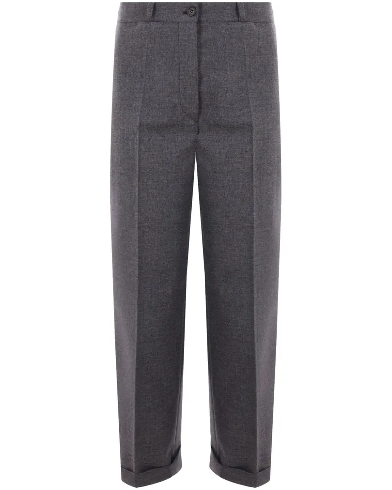 Prada Halbhohe Hose - Grau Grau