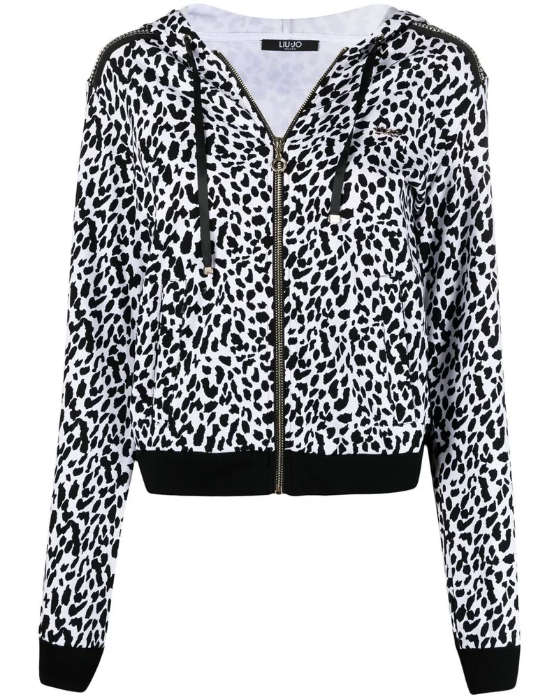 Liu Jo Hoodie mit Print - Weiß Weiß