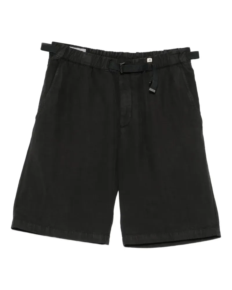 MYTHS belted straight-leg shorts - Schwarz Schwarz