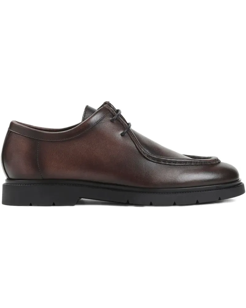 Kiton leather lace-up brogues - Braun Braun