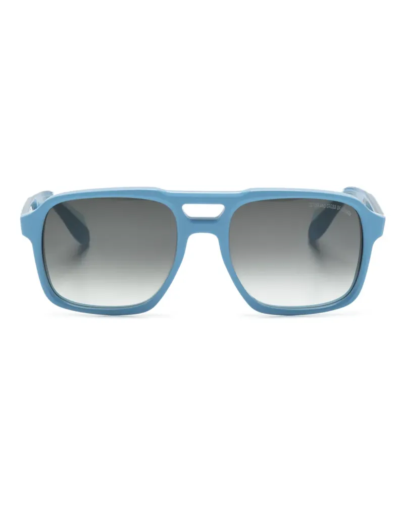 Cutler and Gross Getönte Pilotenbrille - Blau Blau