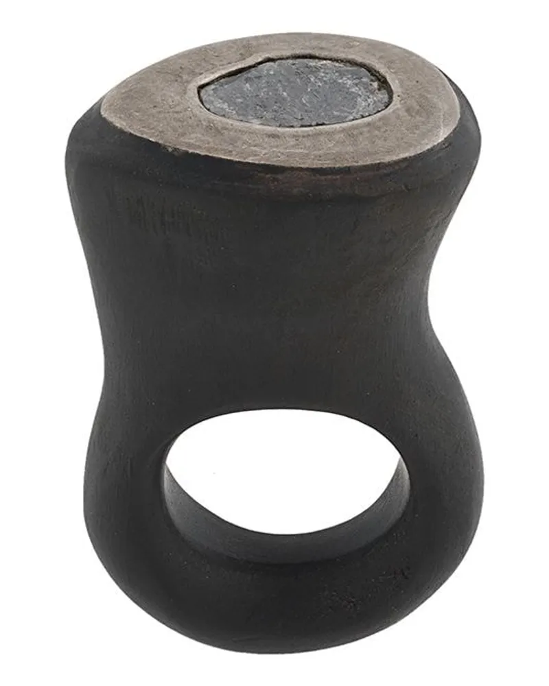 Parts Of Four Giant Roman' Ring - Schwarz Schwarz