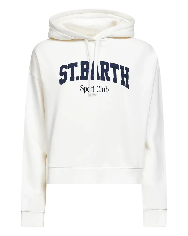 MC2 Saint Barth Pullover mit Kordelzug - Weiß Weiß