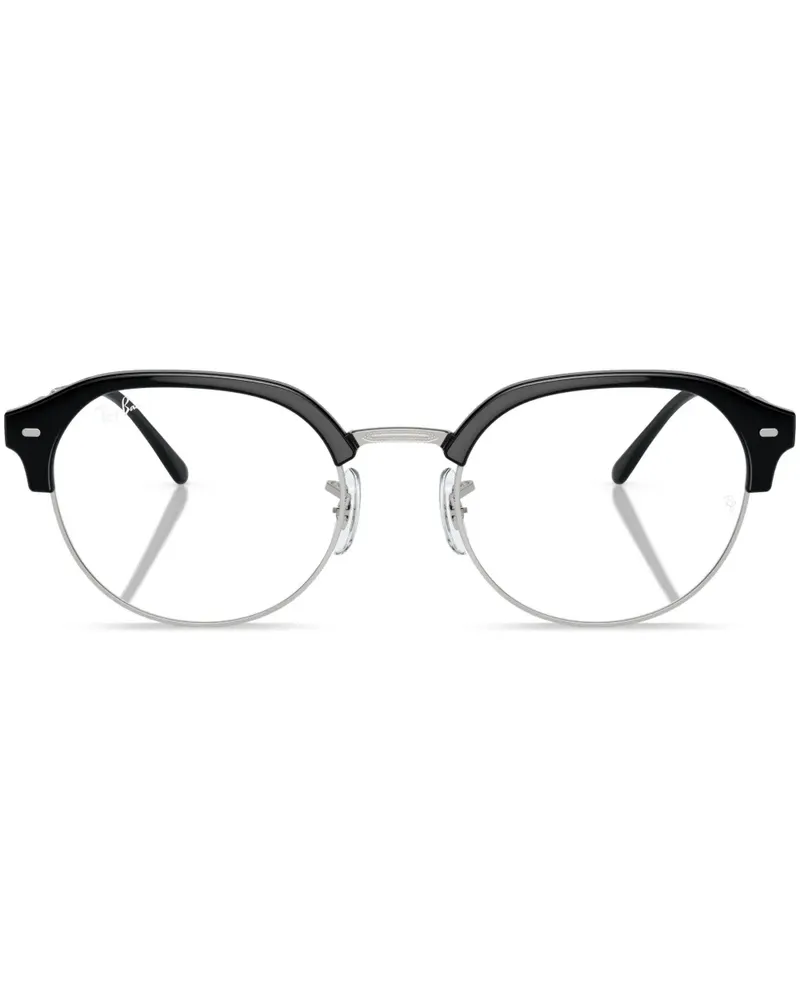 Ray Ban RB7229 Brille mit rundem Gestell - Schwarz Schwarz