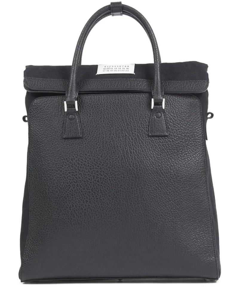 Maison Margiela 5AC Rucksack aus Leder - Schwarz Schwarz