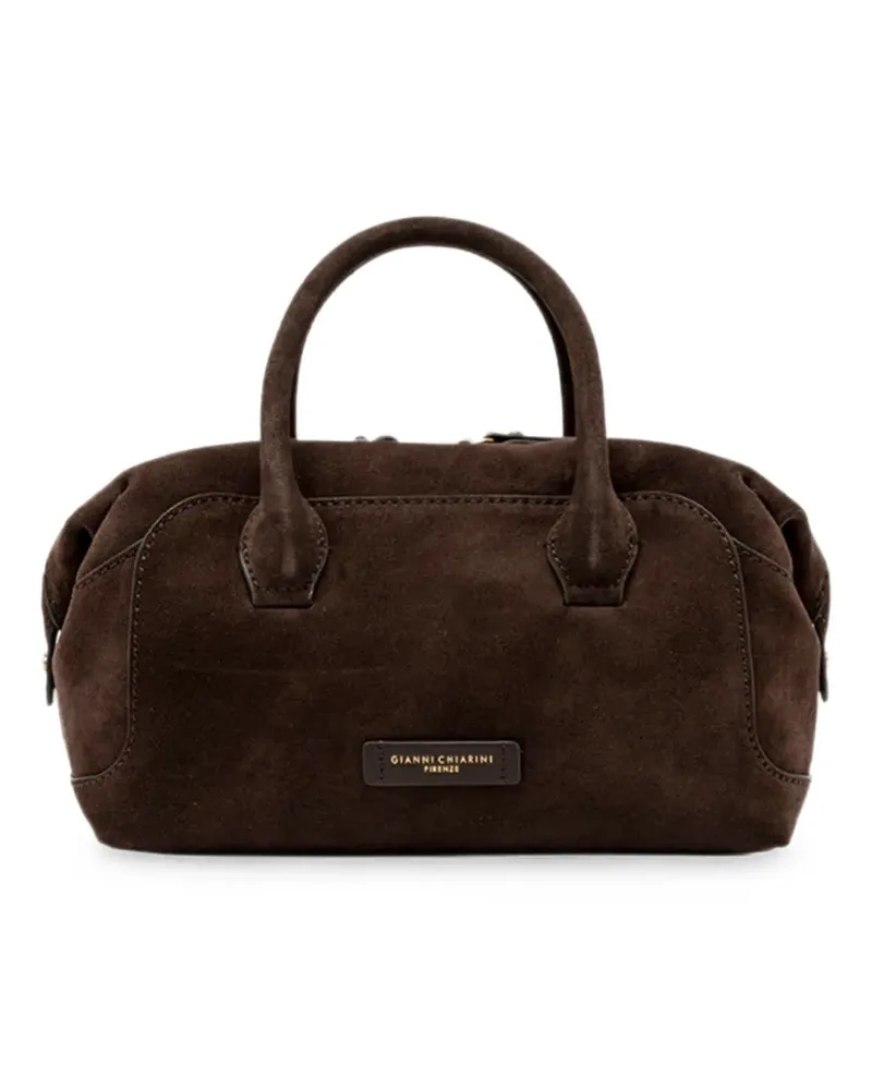 Gianni Chiarini suede tote bag - Braun Braun