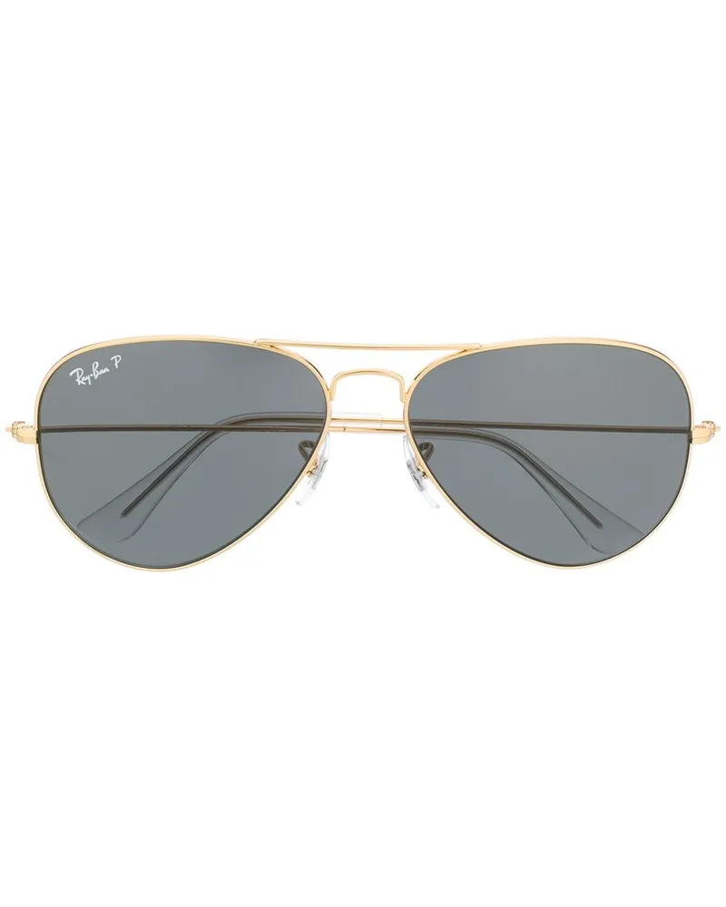 Ray Ban Getönte Pilotenbrille - Gold Gold