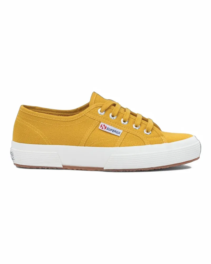 Superga 2750 Cotu logo-patch canvas sneakers - Gelb Gelb