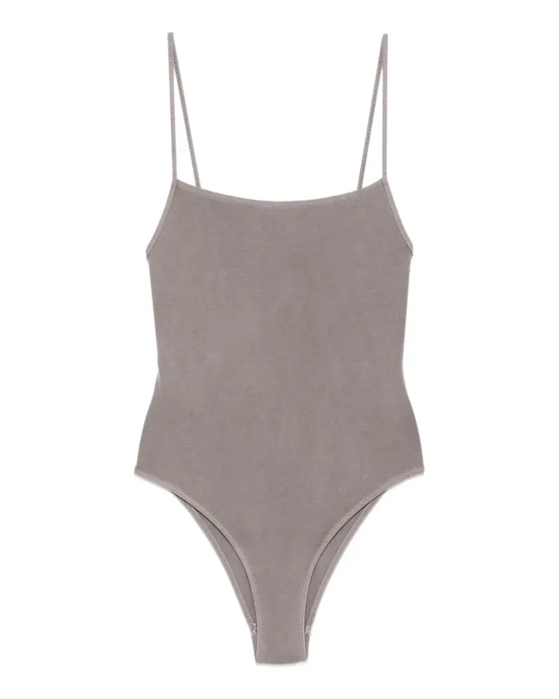 Paloma Wool spaghetti-strap scoop-back swimsuit - Grau Grau