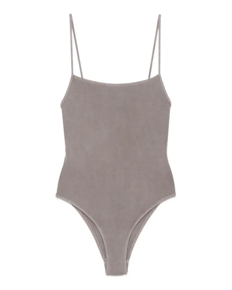 Paloma Wool spaghetti-strap scoop-back swimsuit - Grau Grau