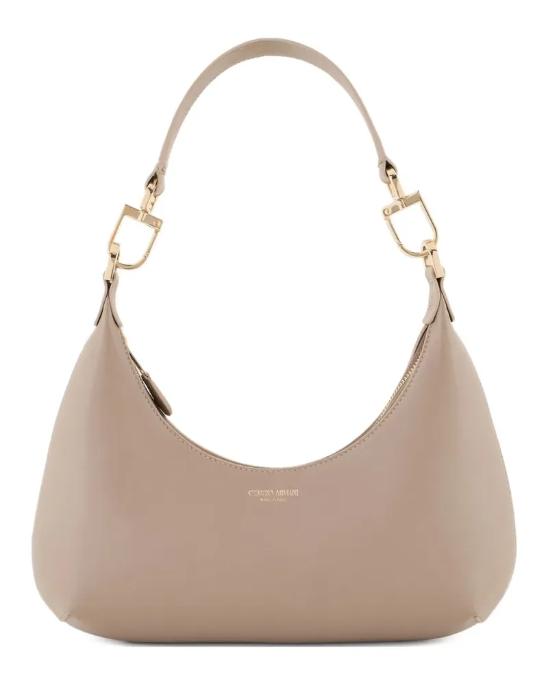 Giorgio Armani Handtasche mit Schulterriemen - Nude Nude