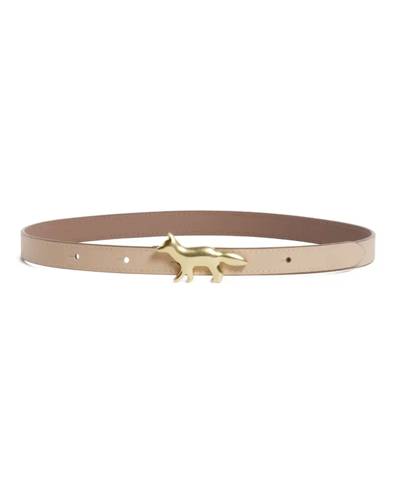 Kitsuné Profile Fox reversible belt - Nude Nude
