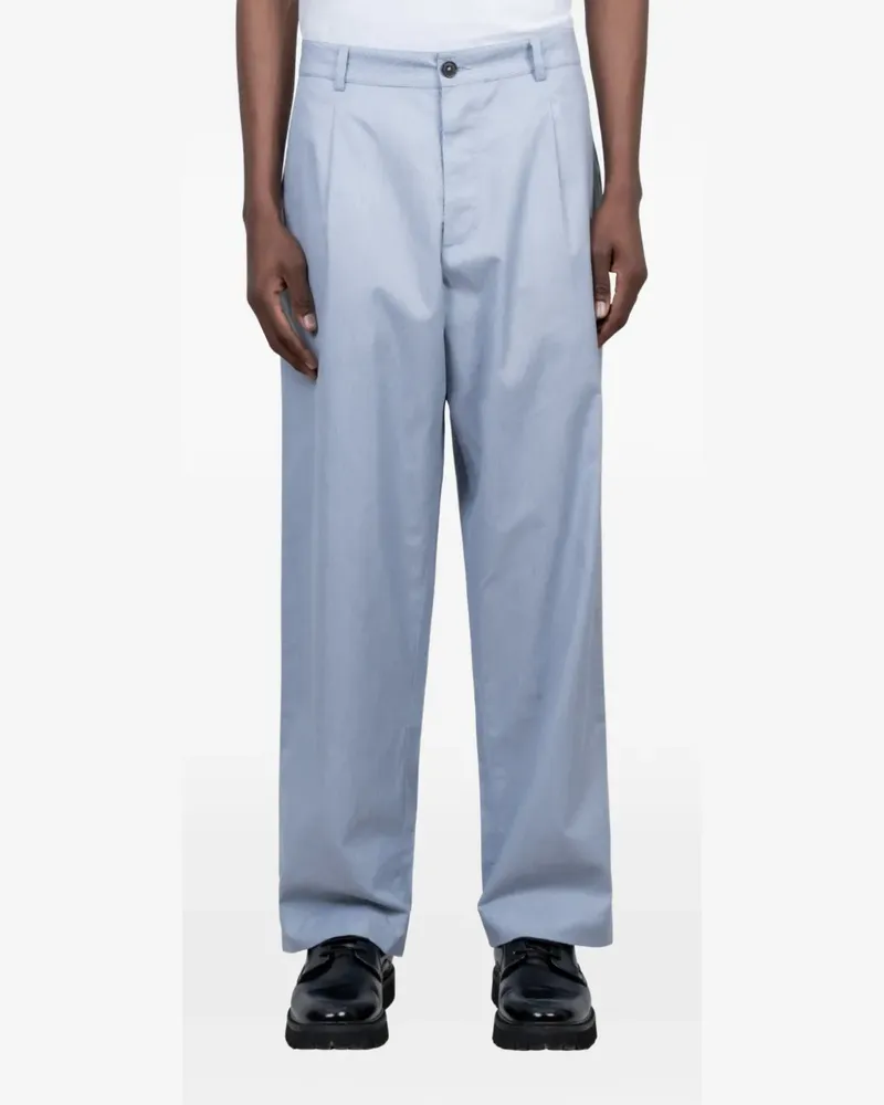Universal Works Duke front-pleat trousers - Blau Blau