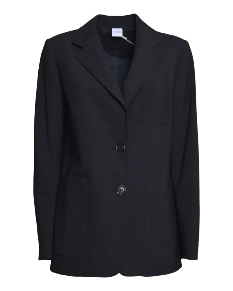 ASPESI notch-lapel single-breasted blazer - Schwarz Schwarz