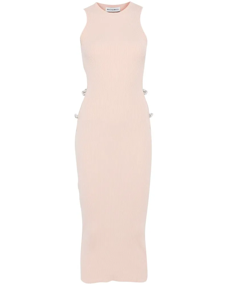 Mach & Mach Kleid mit Schleifendetail - Nude Nude