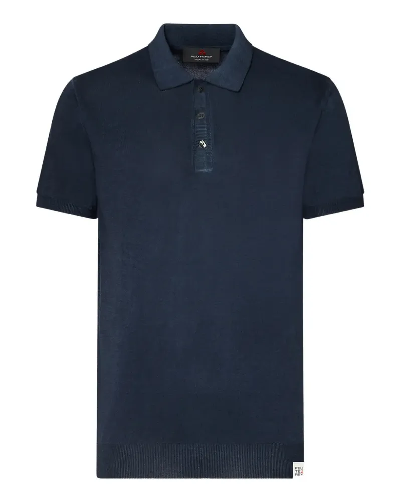 Peuterey half-button polo shirt - Blau Blau