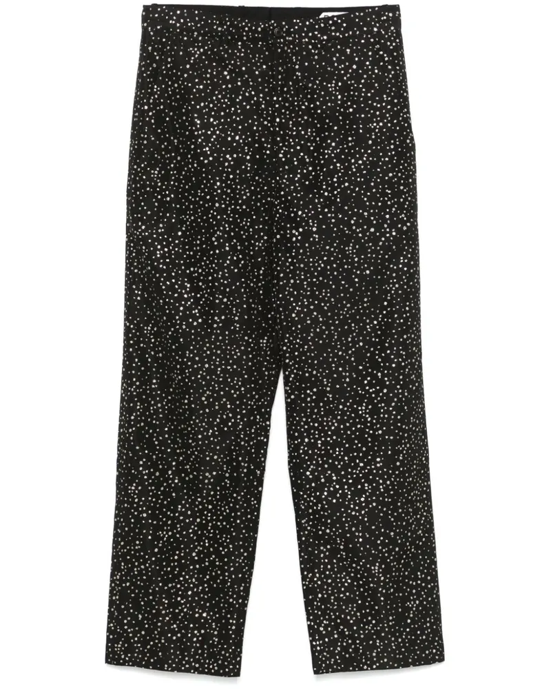 BODE Hose im Glitter-Look - Schwarz Schwarz