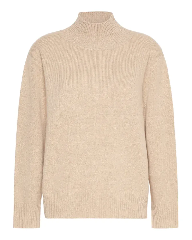 Max Mara Rollkragenpullover aus Kaschmir - Nude Nude