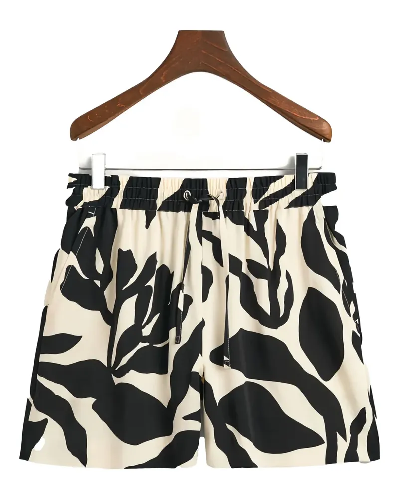 Gant floral-print drawstring shorts - Nude Nude