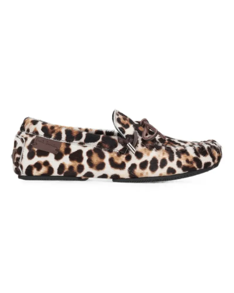 Paul Smith Sonna Loafer mit Animal-Print - Nude Nude