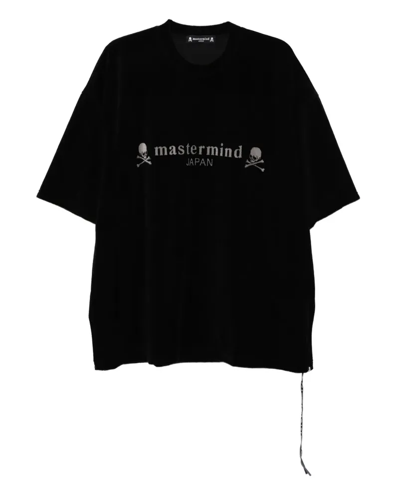 Mastermind Japan T-Shirt mit Logo-Print - Schwarz Schwarz