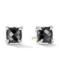 David Yurman Petite Chatelaine Ohrstecker Schwarz