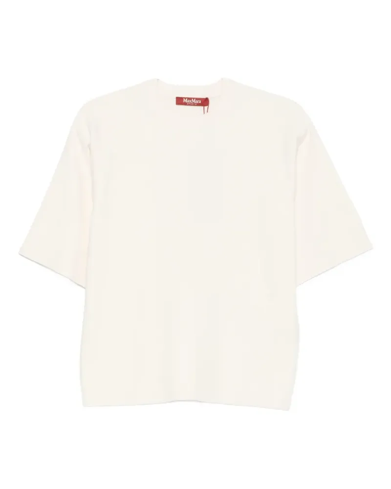 Max Mara Velo raglan-sleeve T-shirt - Weiß Weiß