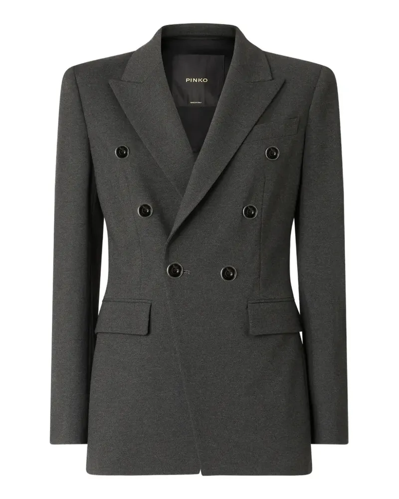 Pinko Doppelreihiger Blazer - Grau Grau
