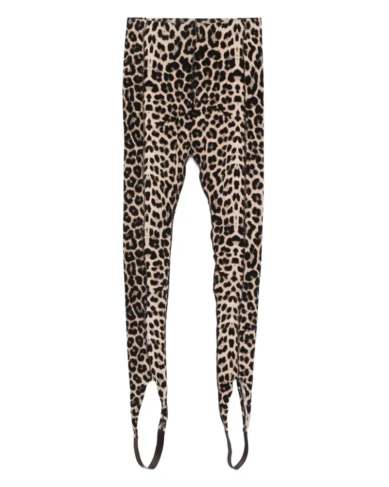 Baserange Leggings mit Leoparden-Print - Braun Braun