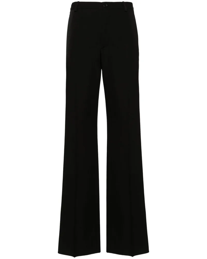 Balenciaga Hose mit geradem Bein - Schwarz Schwarz