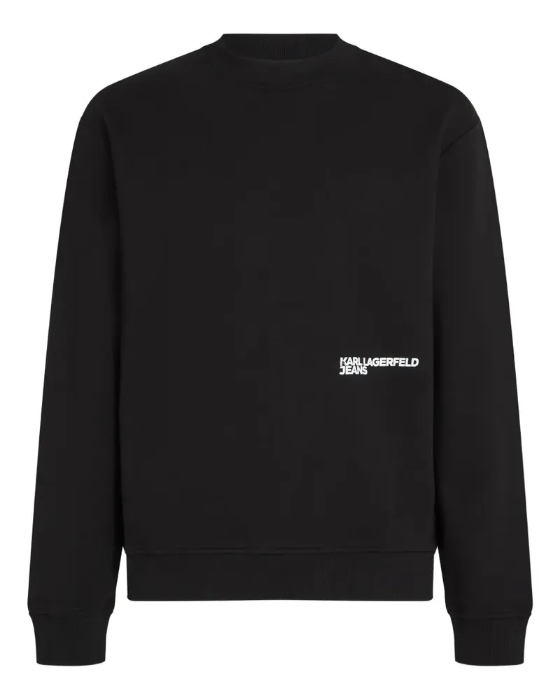 Karl Lagerfeld Sweatshirt mit Logo-Print - Schwarz Schwarz