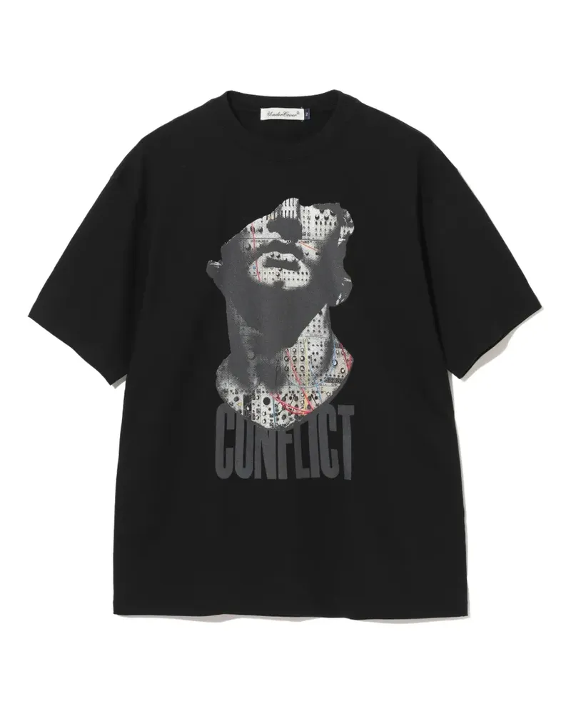 Undercover T-Shirt mit grafischem Print - Schwarz Schwarz