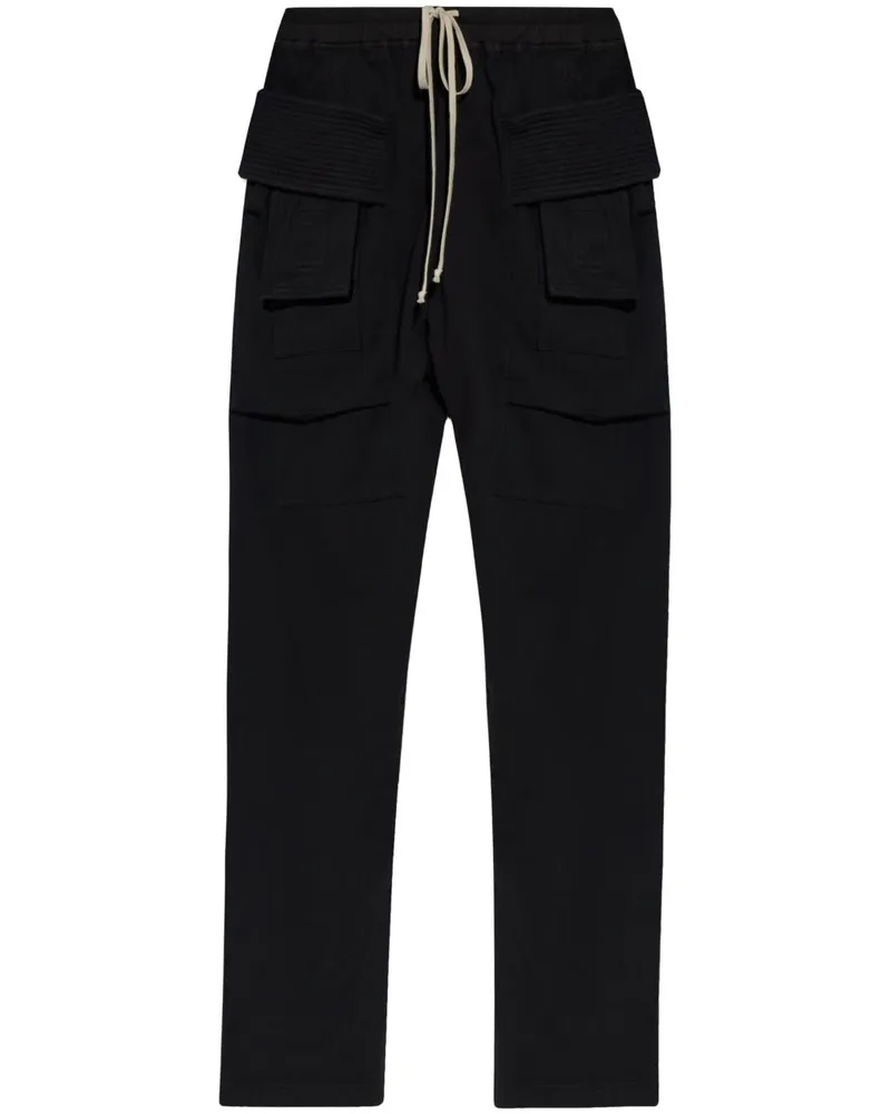 DRKSHDW by Rick Owens Cargohose mit Kordelzug - Schwarz Schwarz