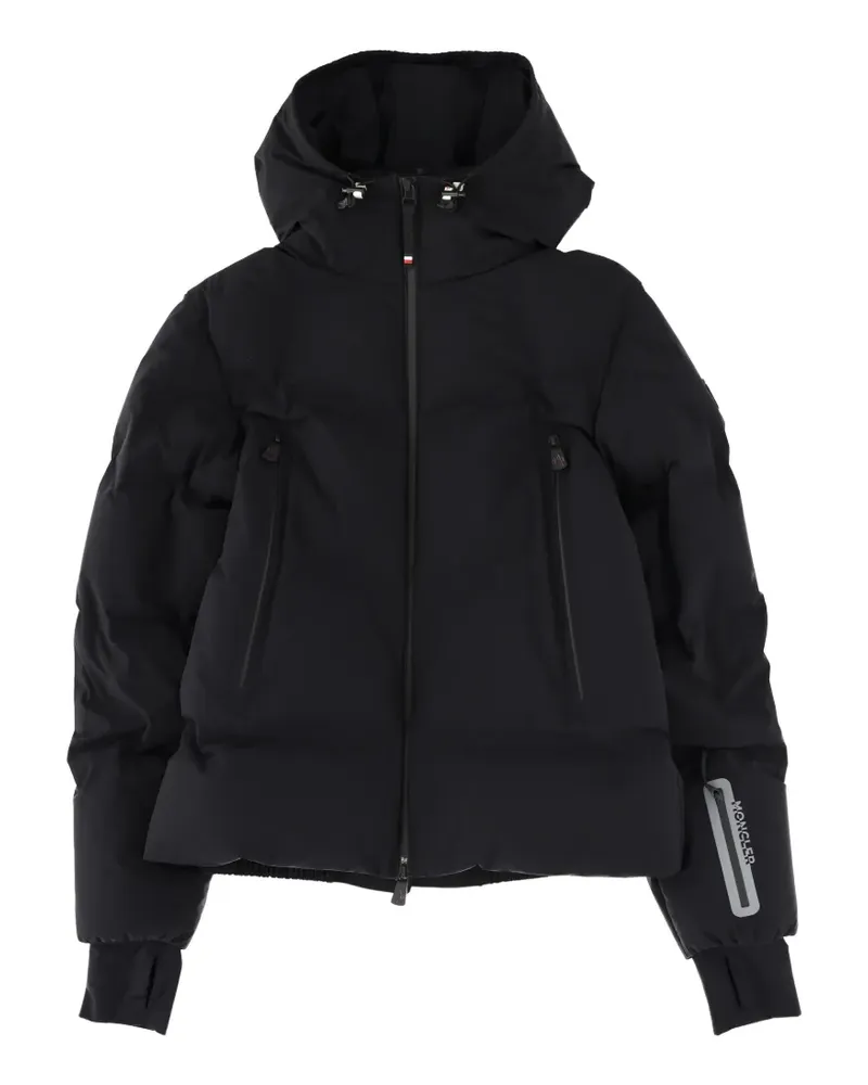 Moncler Kapuzenjacke mit Reißverschluss - Schwarz Schwarz