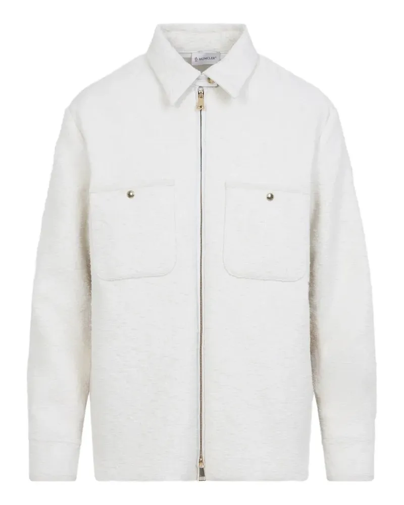 Moncler pockets zip jacket - Nude Nude