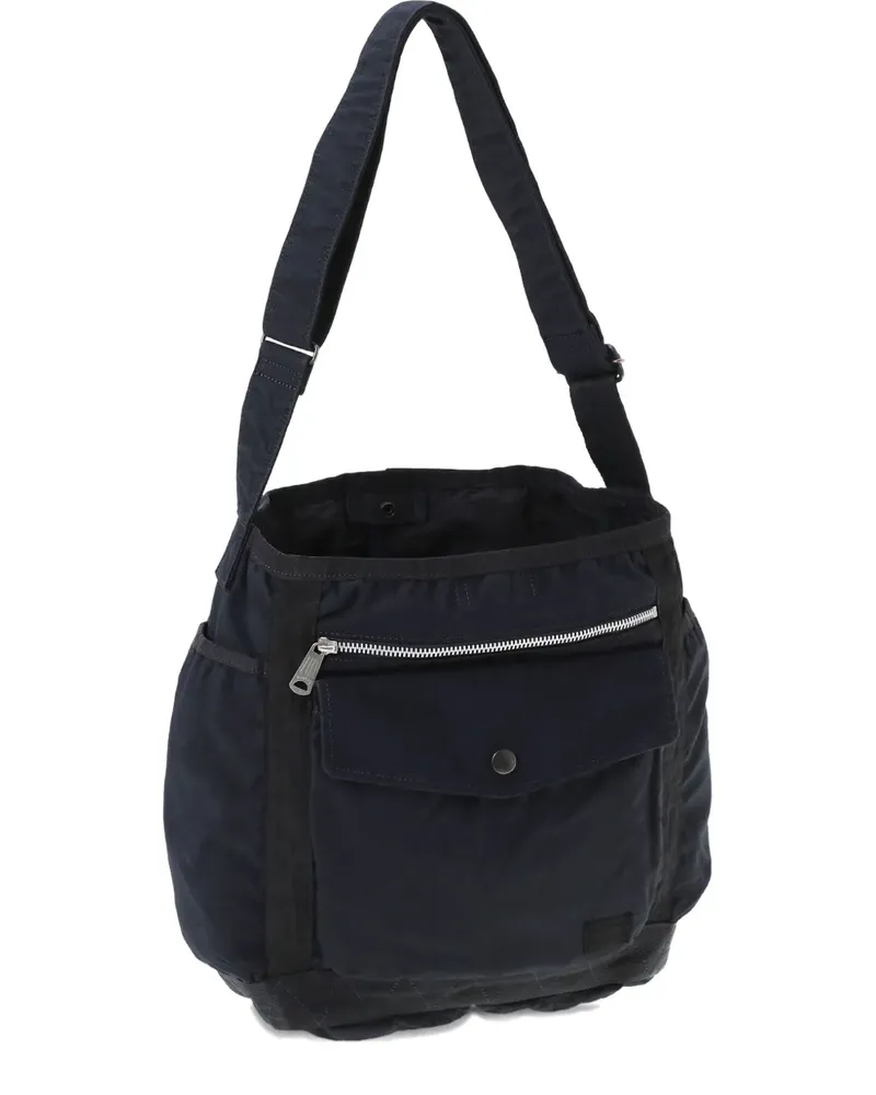 PORTER-YOSHIDA & CO zip-pocket shoulder bag - Blau Blau