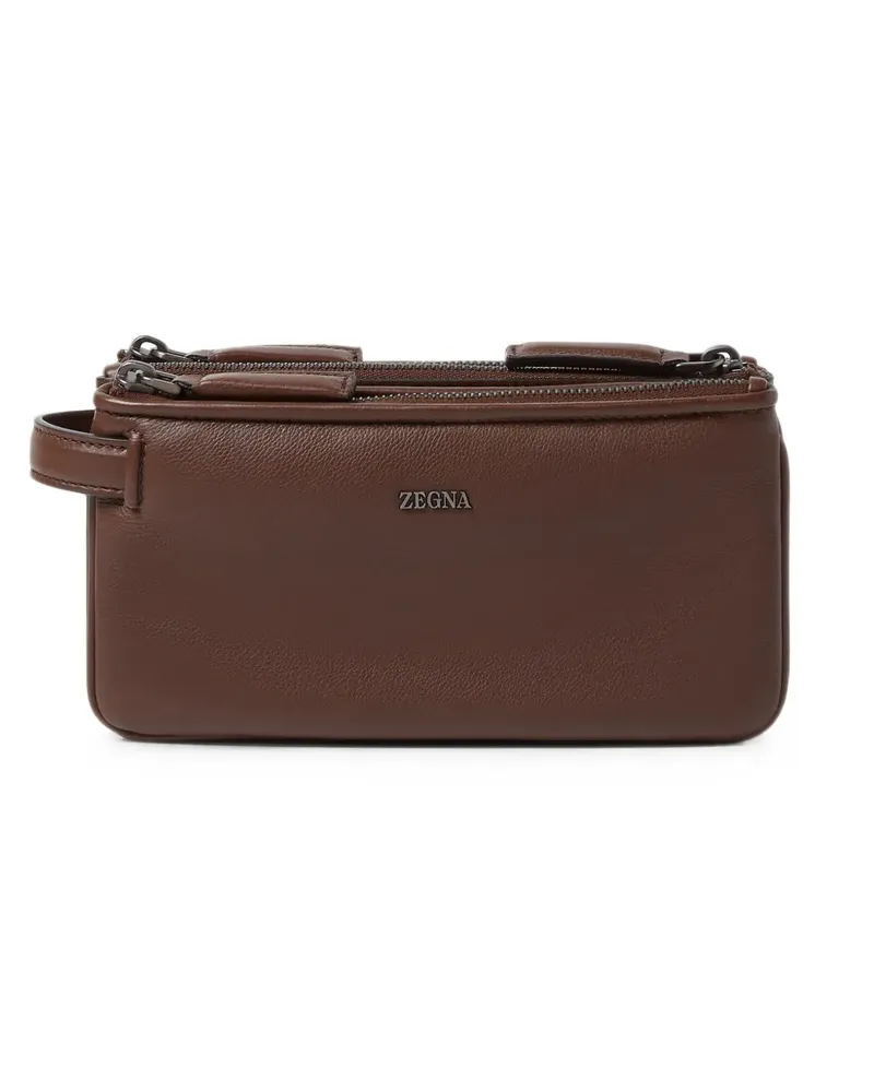 Ermenegildo Zegna Second Skin Clutch - Braun Braun